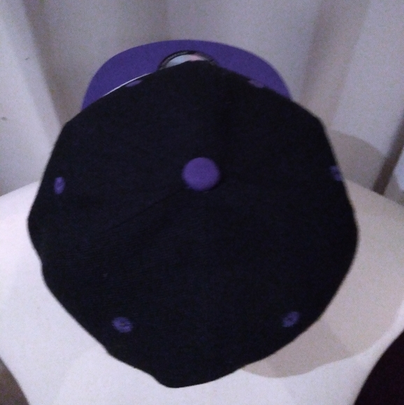 Forest awakening snapback in black and purple. Adjustable back - Picture 2 of 11